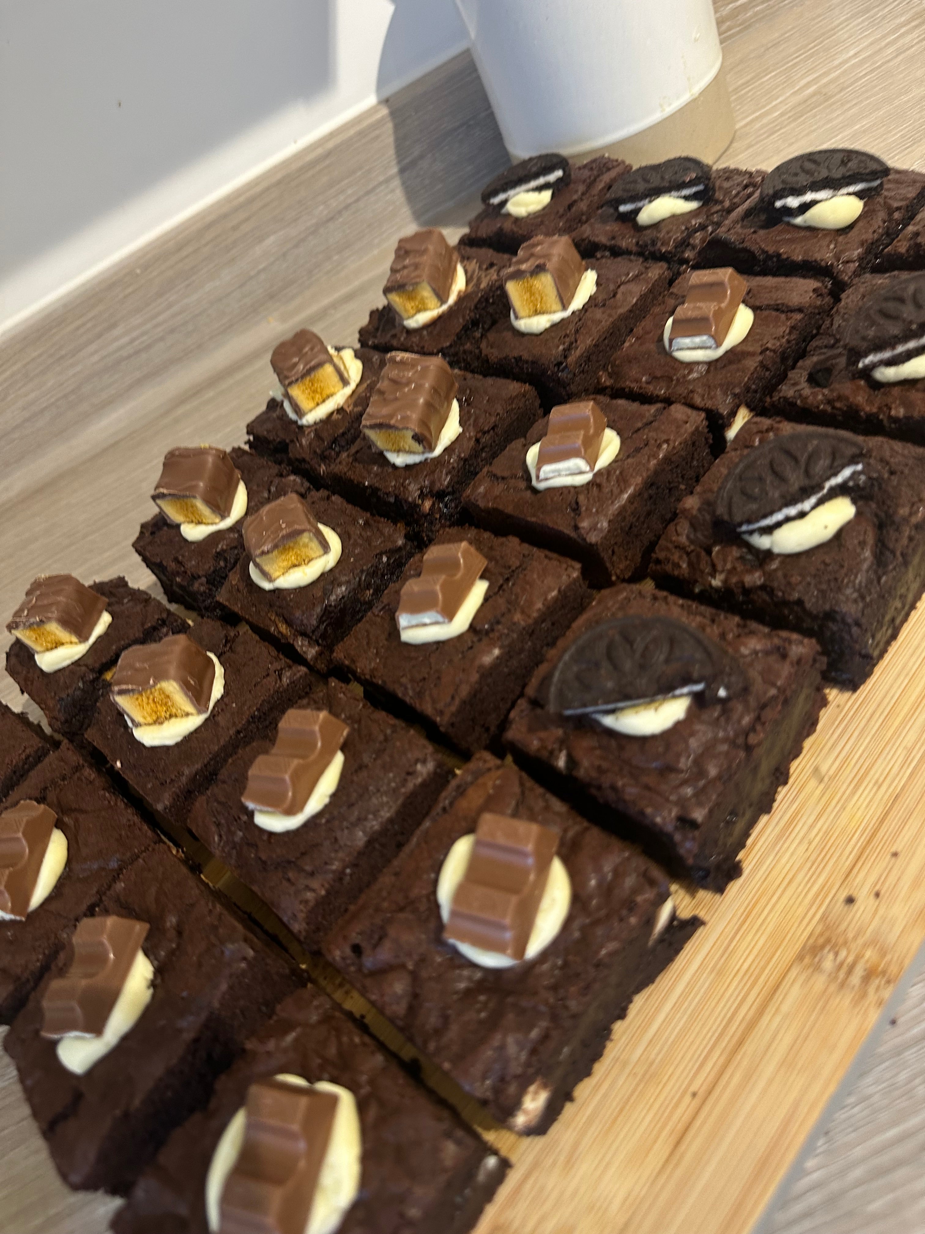 Chocolate fudge brownies